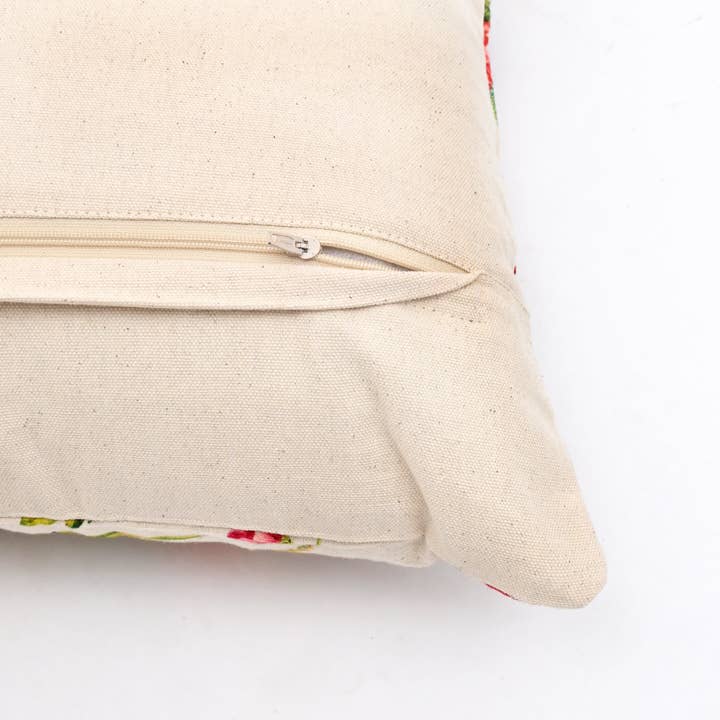 Printed Cotton Cushion- Freya Bird Design- 45x45 cm