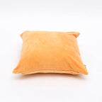 Velvet Cotton Cushion- Ochre Mustard- 45x45 cm