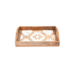 Matterhorn Carved Mango Wood Nesting Trays Set of 3