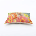 Cotton Lumbar Cushion- Elegant Honeydew- 40x60 cm