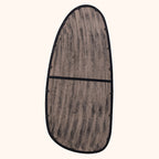 Abstract Wall Mirror in Black Wash Mango Wood