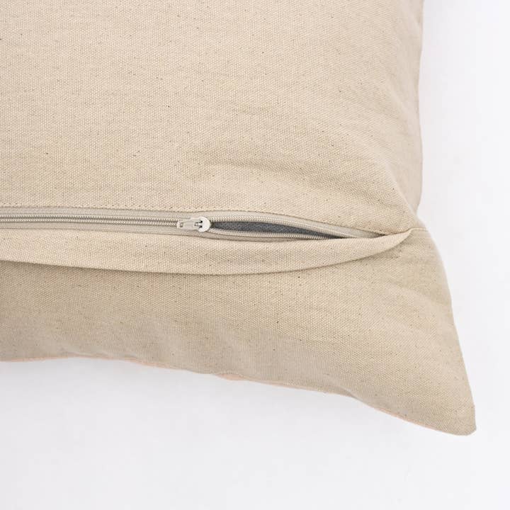 Floral Lumbar Cushion – Peacock Design– 40x60 cm