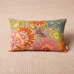 Cotton Lumbar Cushion- Elegant Honeydew- 40x60 cm