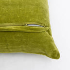 Velvet Cotton Cushion- Sea Green- 45x45 cm