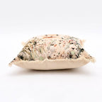 Embroidered Cotton Cushion- Bunny Floral Design- 45x45 cm