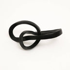 Modern Interlocking Aluminium Sculpture | Tabletop Decor