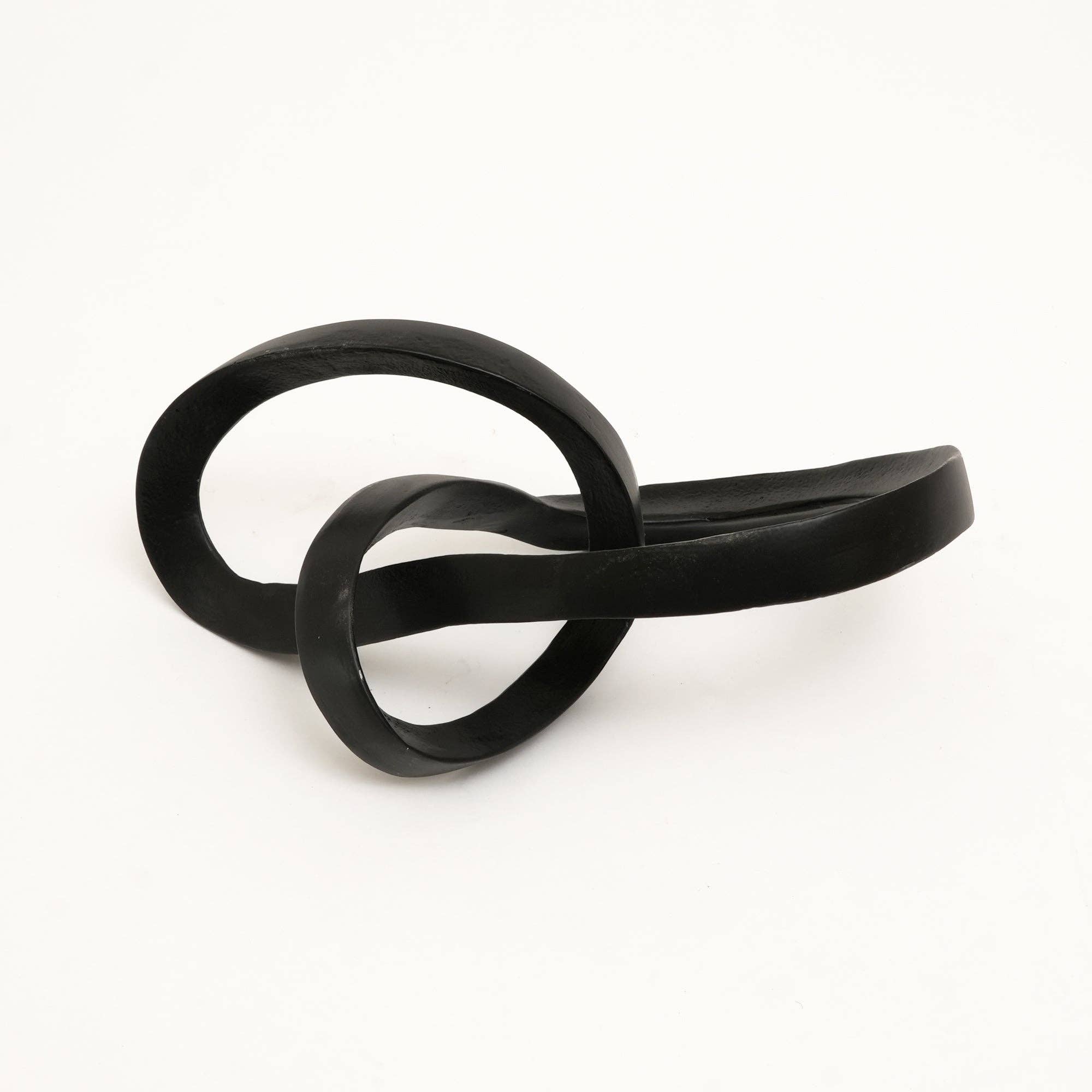 Modern Interlocking Aluminium Sculpture | Tabletop Decor