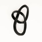 Modern Interlocking Aluminium Sculpture | Tabletop Decor
