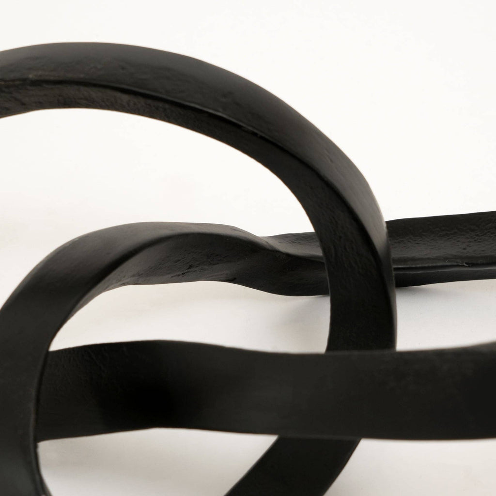 Modern Interlocking Aluminium Sculpture | Tabletop Decor