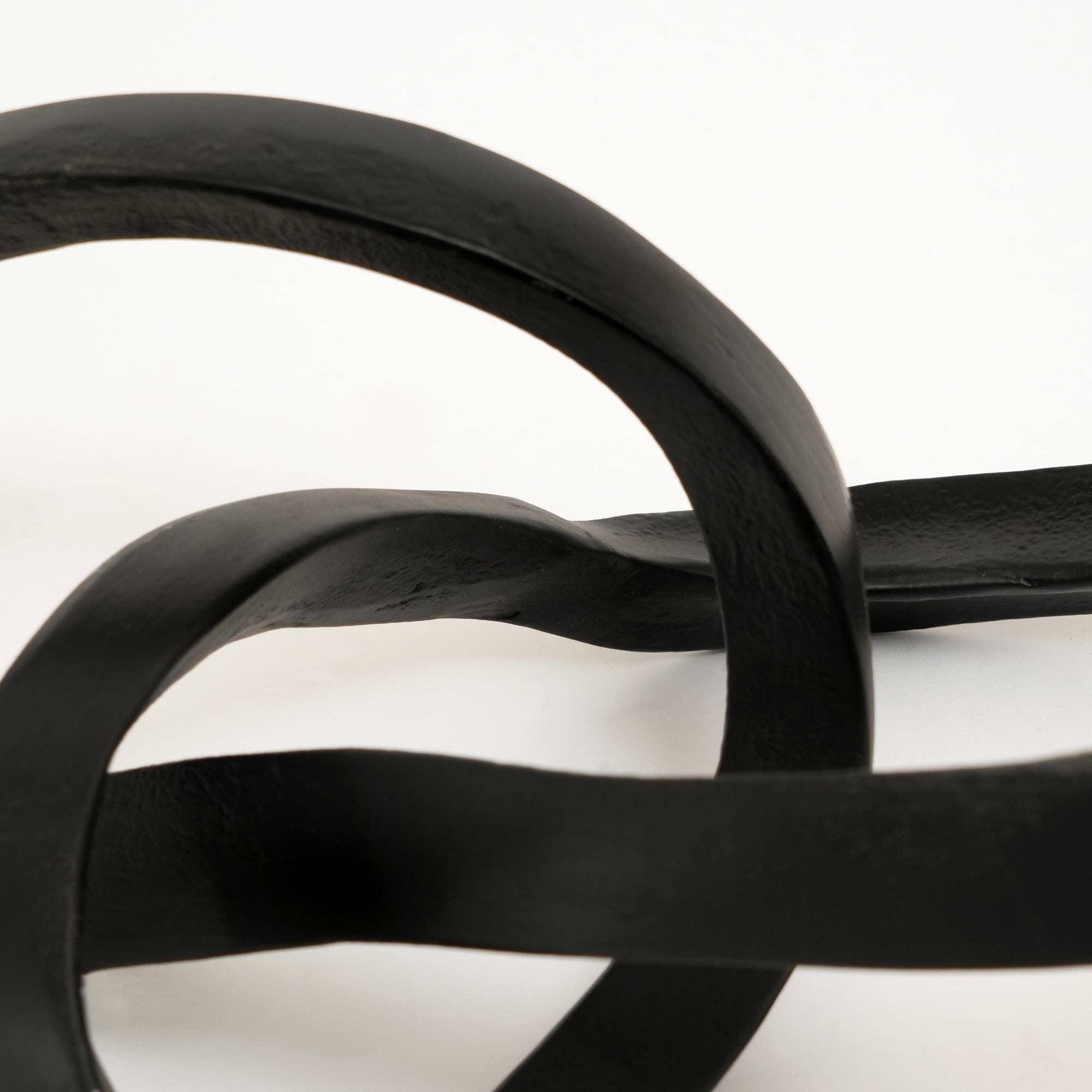 Modern Interlocking Aluminium Sculpture | Tabletop Decor