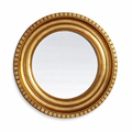 Luxury Gold Wall Mirror with Handcrafted Foil Frame