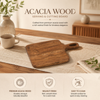 Artisan Grain Acacia Wood Chopping Board 22x32cm