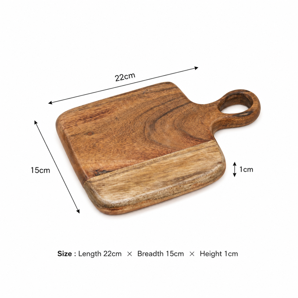 Timber Craft Acacia Wood Chopping Board 15x22cm