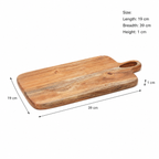 Loop Grid Acacia Wood Chopping Board 20x40cm
