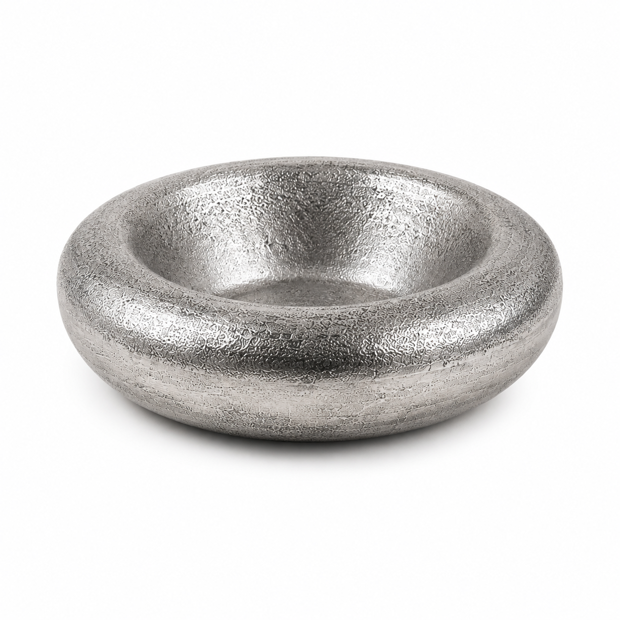 Antique Nickel Aluminium Decorative Bowl | Modern Serving
