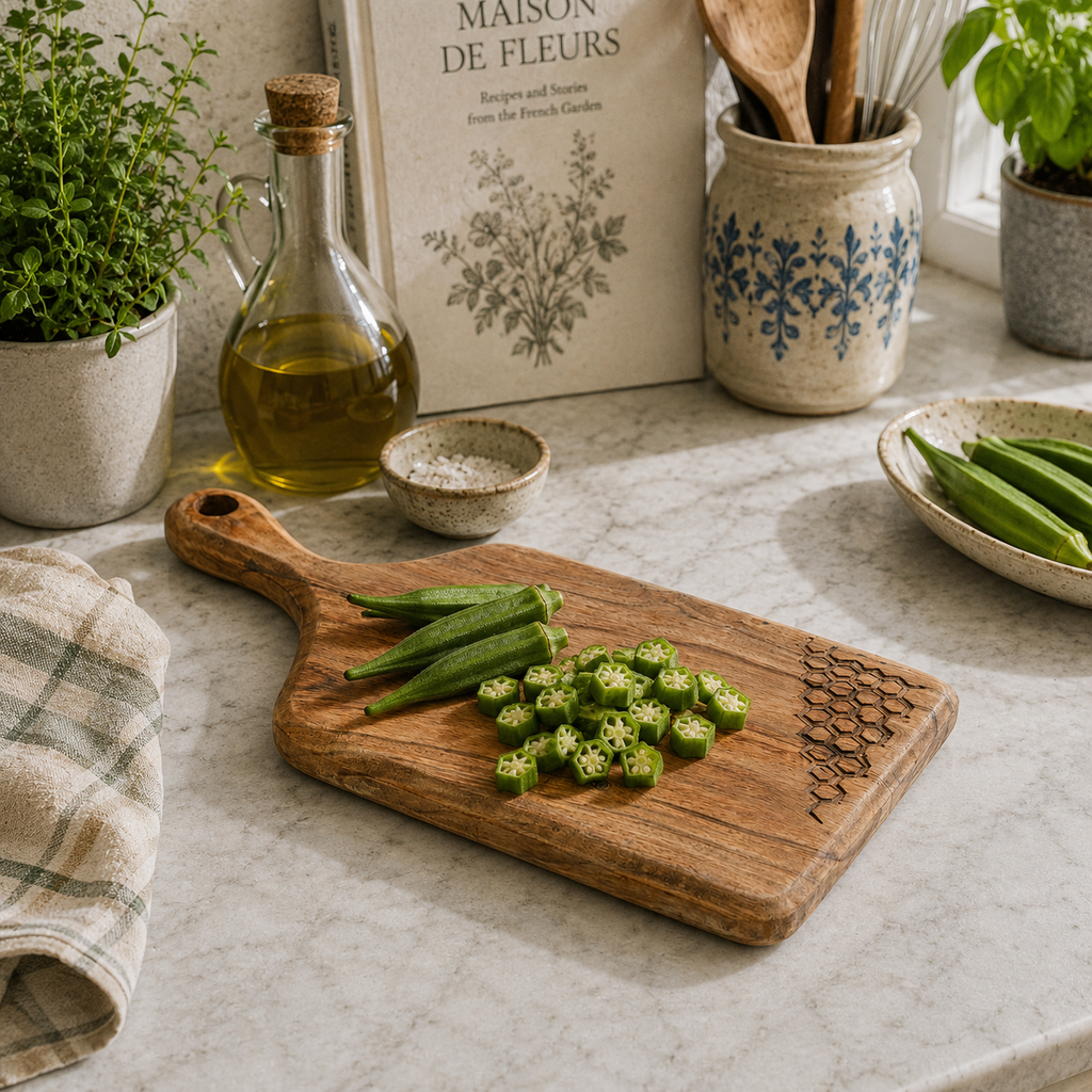 Square Grip Acacia Chopping Board with Handle 17x35cm