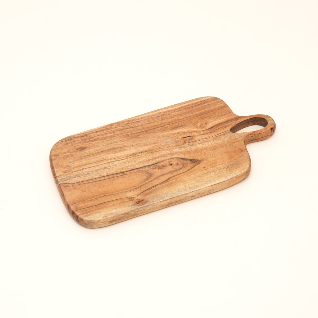 Loop Grid Acacia Wood Chopping Board 20x40cm