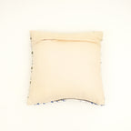 Ivory, Blue & Charcoal Handwoven Cushion Cover