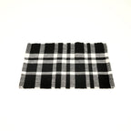 Charcoal Checker Polyester Placemat for Dining
