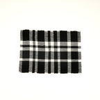 Charcoal Checker Polyester Placemat for Dining