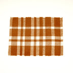 Gold Checker Polyester Placemat for Elegant Dining