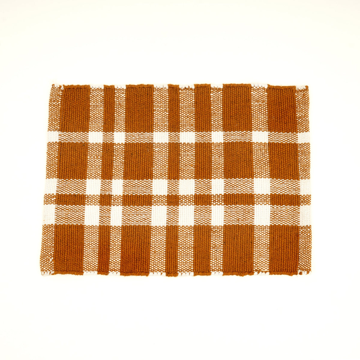 Gold Checker Polyester Placemat for Elegant Dining