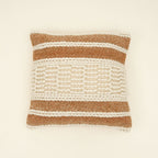 Beige & Ivory Handwoven Decorative Cushion Cover