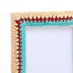 Earth & Aqua Boho Beaded Photo Frame 4x6 Inch