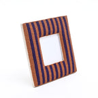 Royal Plum & Cocoa Beaded Photo Frame 4x4 Inch
