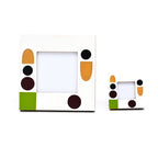Abstract Geometric Resin Mini Photo Frame 2x2 Inch