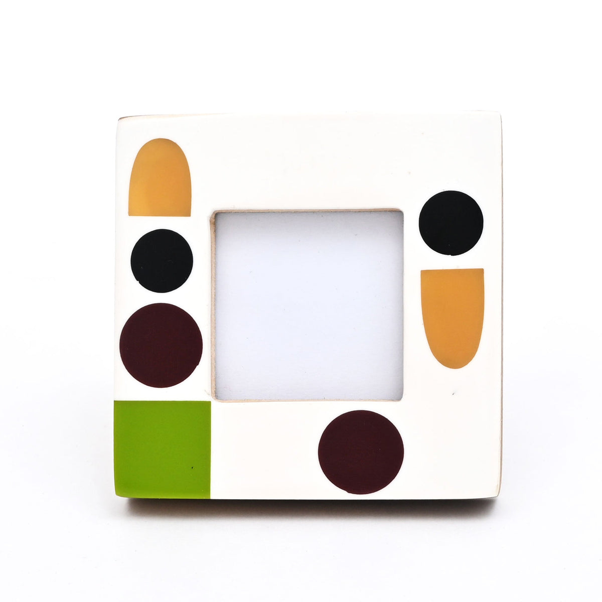 Abstract Geometric Resin Mini Photo Frame 2x2 Inch