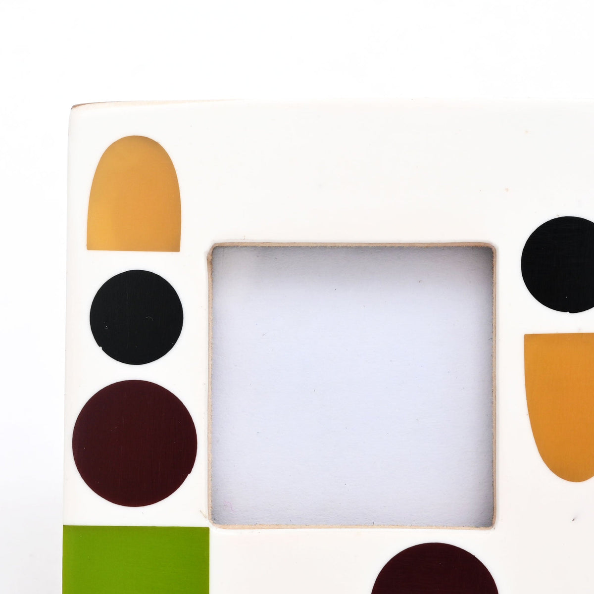 Abstract Geometric Resin Mini Photo Frame 2x2 Inch