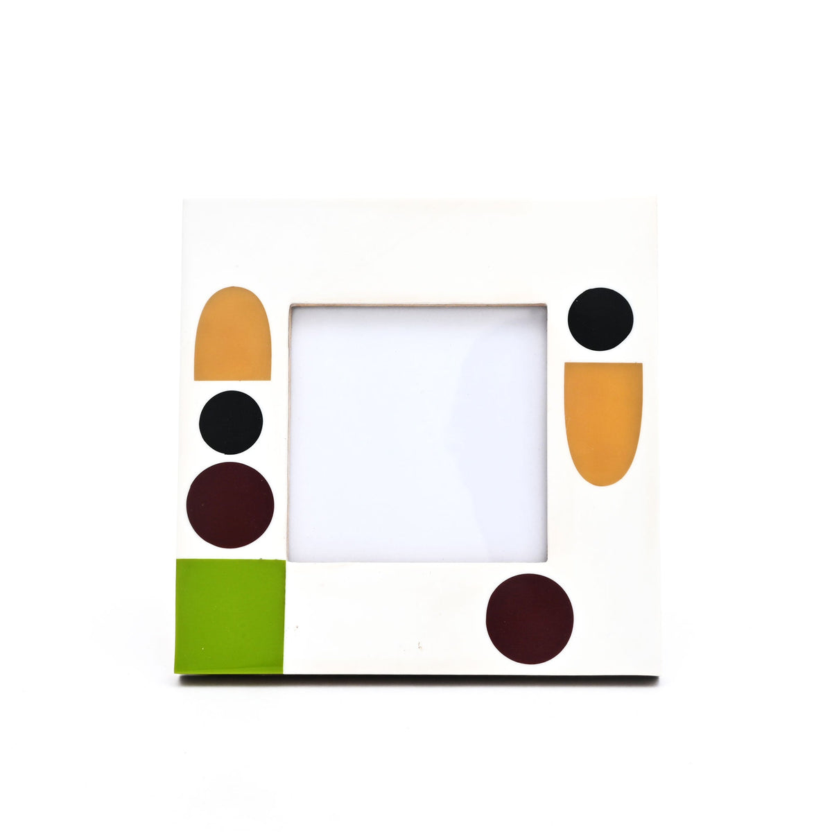 Abstract Geometric Resin Photo Frame 4x4 Inch