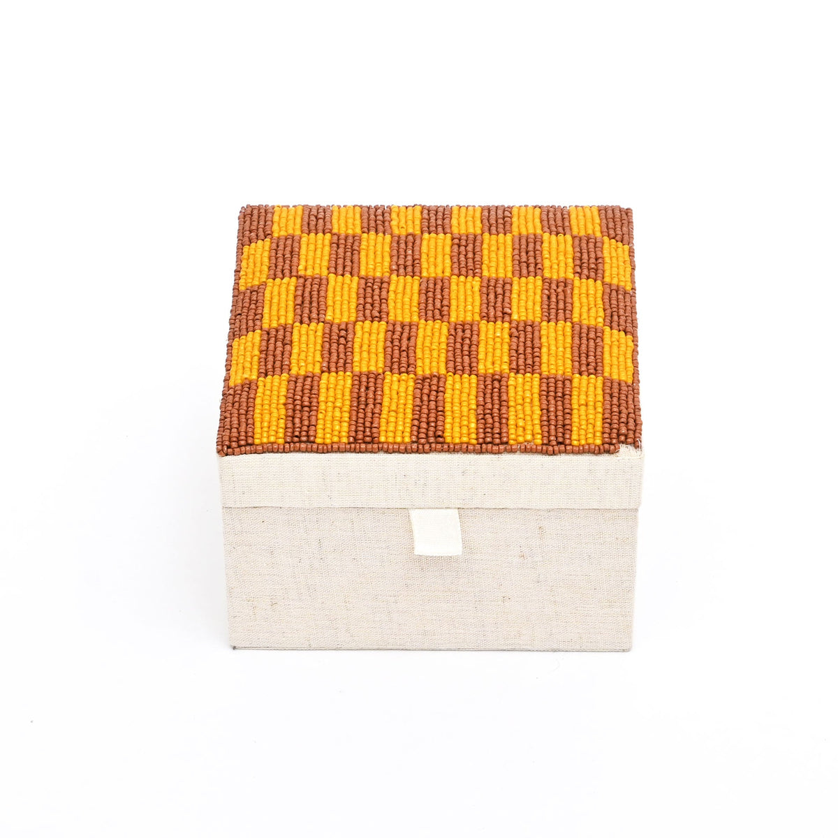 Royal Heritage Multi-Coloured Beaded Keepsake Box 5x5x3