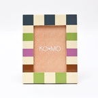 Checkered Resin Photo Frame 5x7 Inch Glossy