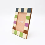 Checkered Resin Photo Frame 5x7 Inch Glossy