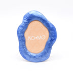 Blue Organic Shape Resin Photo Frame 5x7 Inch