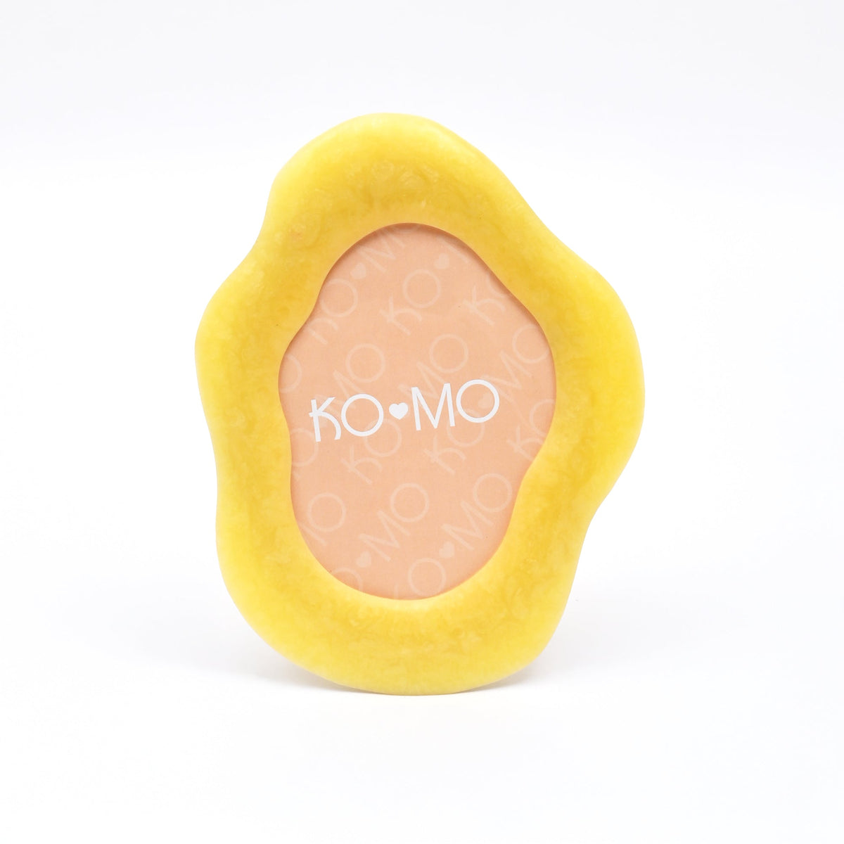 Yellow Organic Shape Resin Photo Frame 5x7 Inch