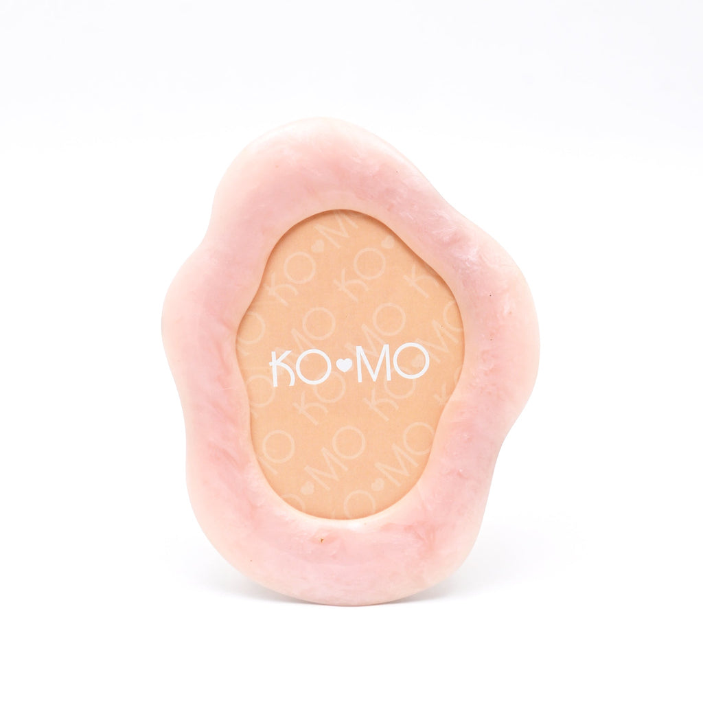 Pink Organic Shape Resin Photo Frame 5x7 Inch