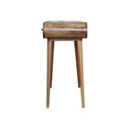 Elegant Solid Mango Wood Dressing Table – Chestnut Finish, 3 Drawers