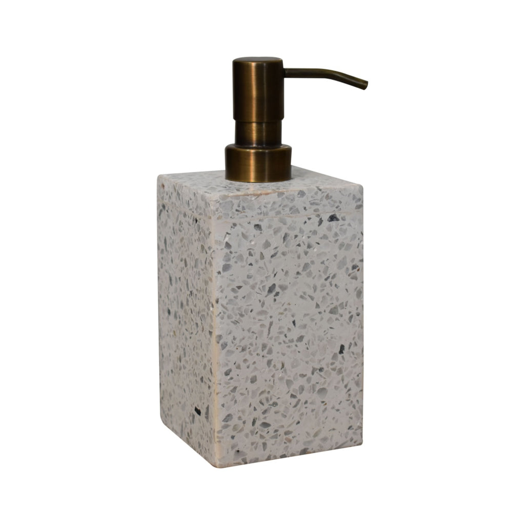 Patterned Marble Bathroom Accessory Set – White, Soap Dish