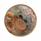 Decorative Solid Mango Wood Bowl Set – Chestnut Finish, Decorative Serving Bowls