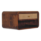 Statement Solid Mango Wood Chest of Drawers – Black Finish, Single Drawer Storage