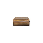 Contour Wall Console Table, Solid Mango Wood, 2 Drawers