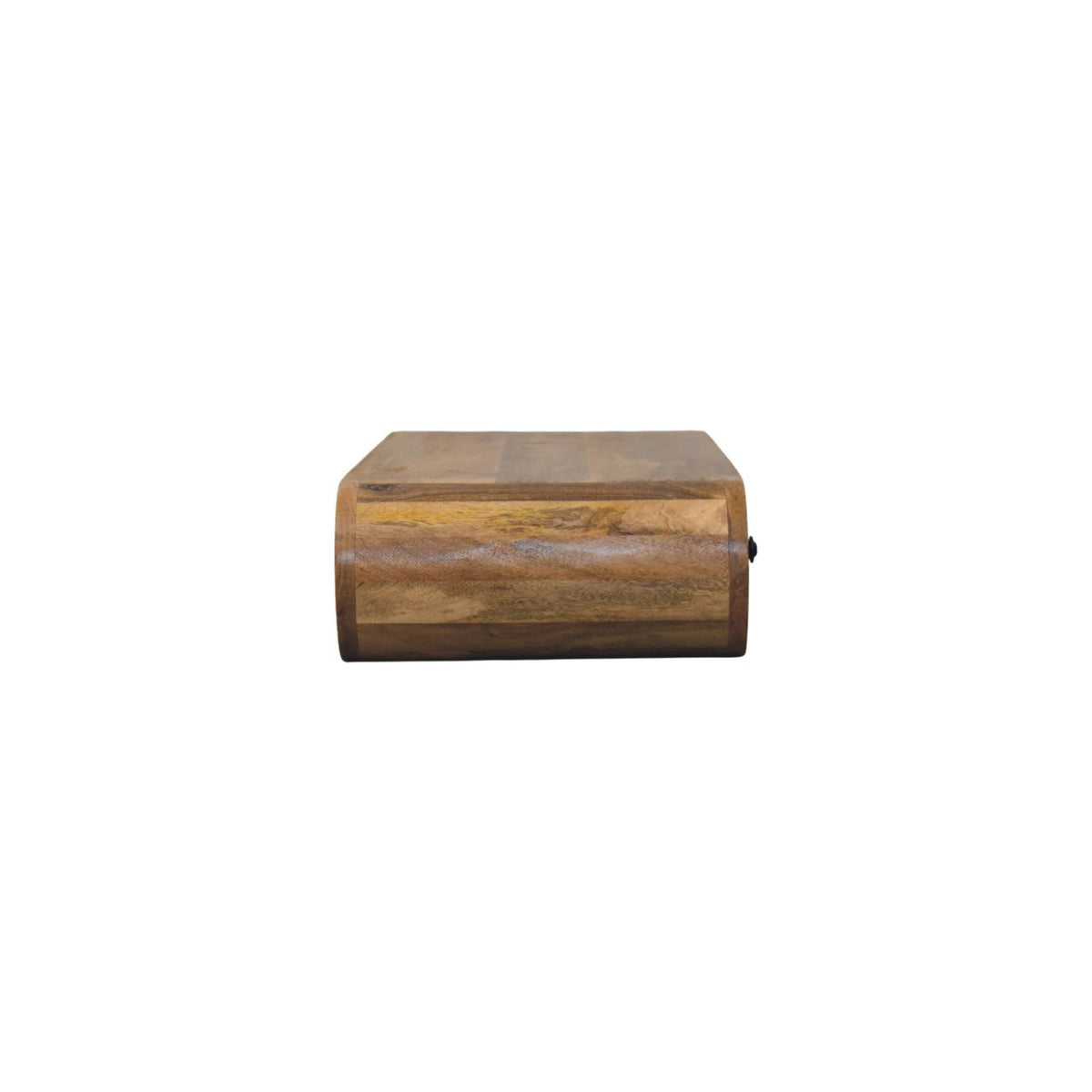 Contour Wall Console Table, Solid Mango Wood, 2 Drawers