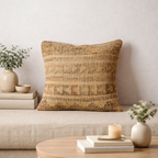 Natural Jute Woven Cushion with Filler 60x60cm