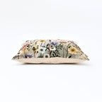 Spring Botanical Embroidered Lumbar Cushion-40x60 cm