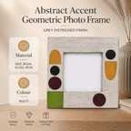 Abstract Geometric Resin Photo Frame 4x4 Inch