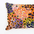 Printed Cotton Lumbar Cushion-  Abstract Design- 40x60 cm