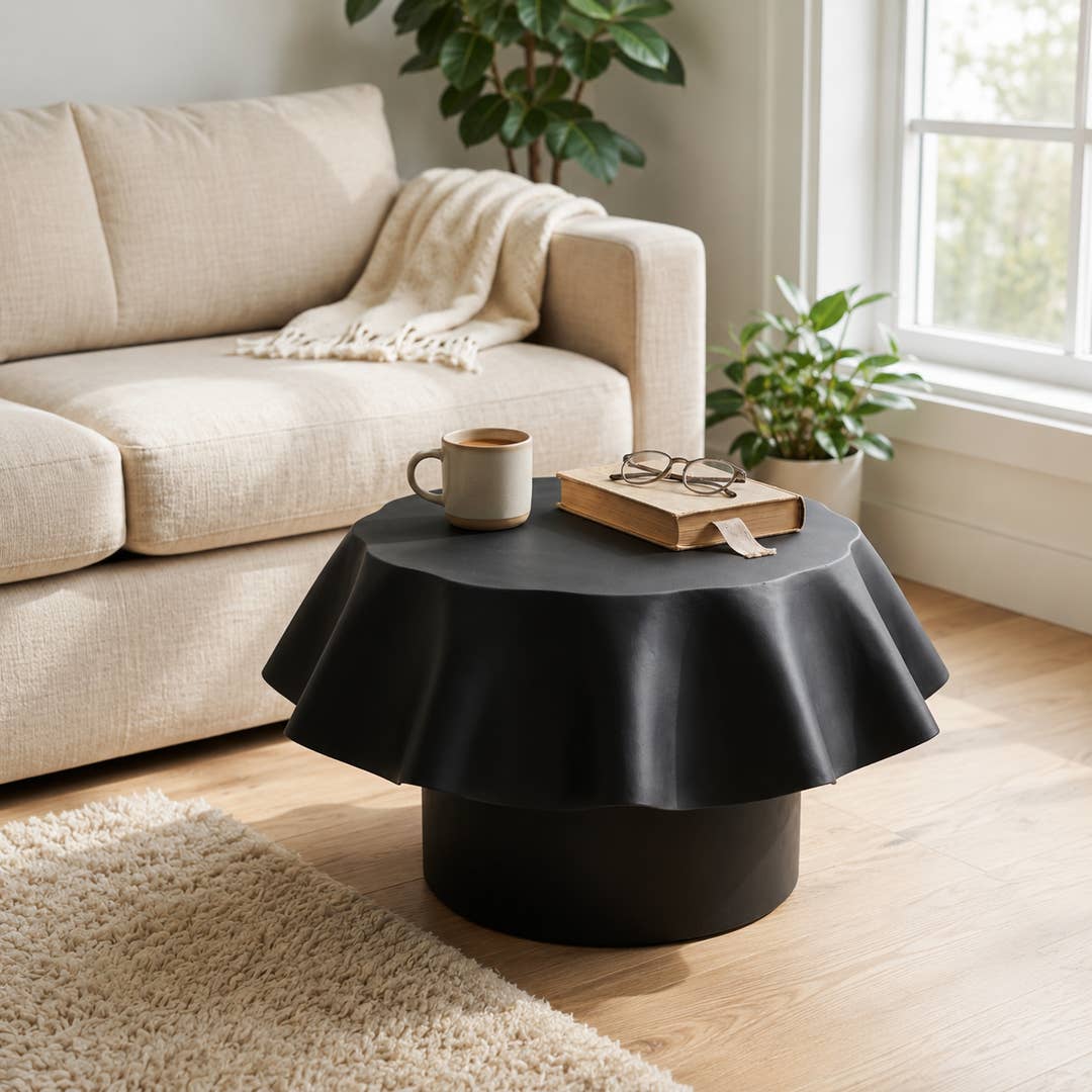 Noir Aluminium Tabletop Stand – Black Powder Coat